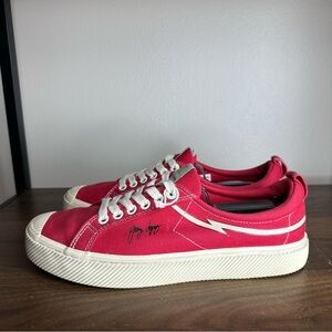 Cariuma OCA Gerry Lopez Red Canvas Sneakers Sz 9.5 Womens